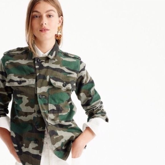 JCrew Denim Utility Jacket.  US M - Picture 2 of 5